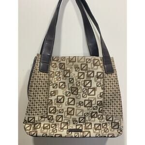 Nine & Company 4 Segment Square Handbag Brown/Tan